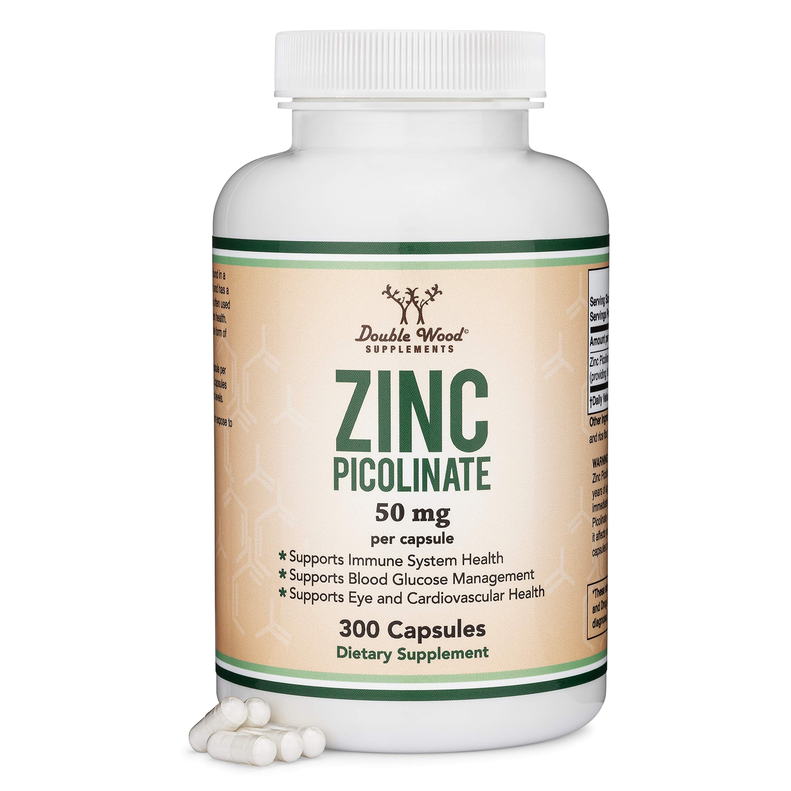 Double Wood Supplements Quercetin and Zinc Bundle - Support Immune System Health (120 Count Quercetin and 300 Count Zinc) - Image 3