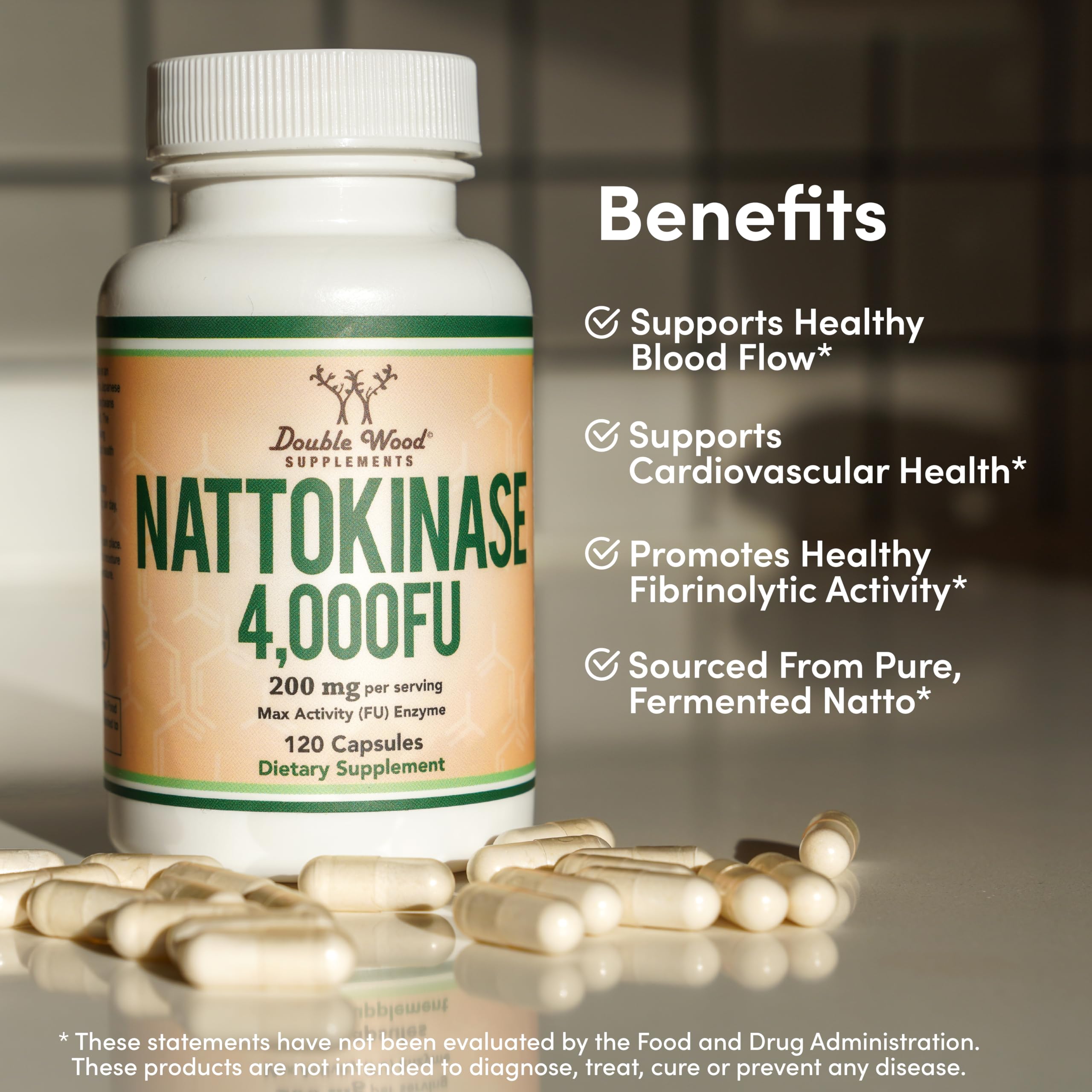 Nattokinase Supplement (120 Capsules), Serrapeptase (120 Capsules), Citrus Bergamot (60 Capsules) - Image 6