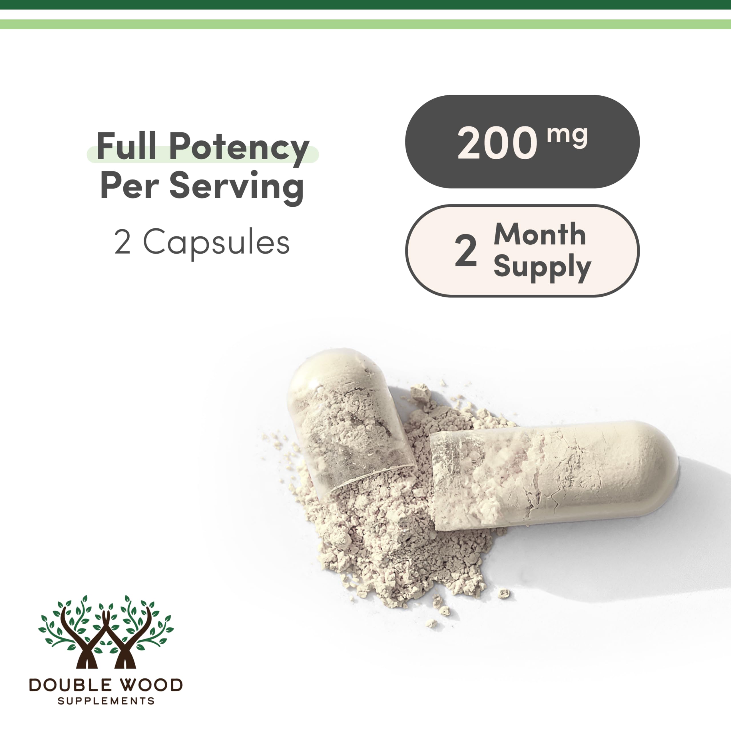 Nattokinase Supplement 4,000 FU Servings, 120 Capsules (Derived from Japanese Natto) Systemic Enzymes for Cardiovascular and Circulatory Support by Double Wood - Image 3